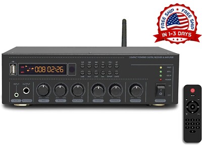 Sistema de audio digital transmision inalambrica estereo Amplificador  receptor