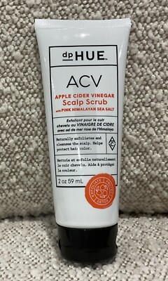 New dpHUE Apple Cider Vinegar ACV Scalp Scrub Travel 2 oz / 59 ml Sealed