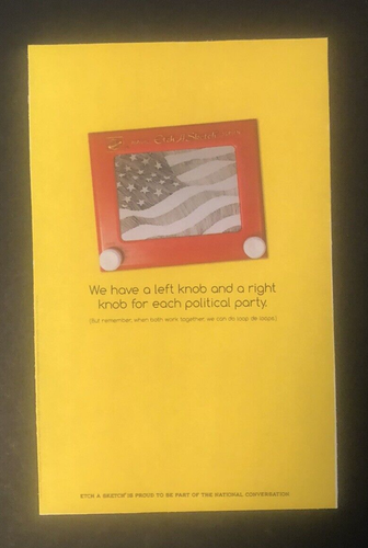 Etch A Sketch 2012 President Election Political Metaphor Press Kit + Mitt Romney - Picture 15 of 23