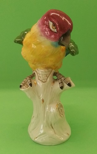 Aelteste Volkstedt Porzellan figur Vogel Papagei - Picture 4 of 7