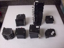 Lot of 30 Assorted Used Single Pole 20A Circuit Breakers GE Eaton Cutler Hammer