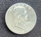 1961 (P) Proof Franklin 90% Silver Half Dollar Uncirculated US Mint