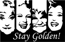 The Golden Girls vinyl decal laptop sticker Estelle Getty Bea Arthur Betty White