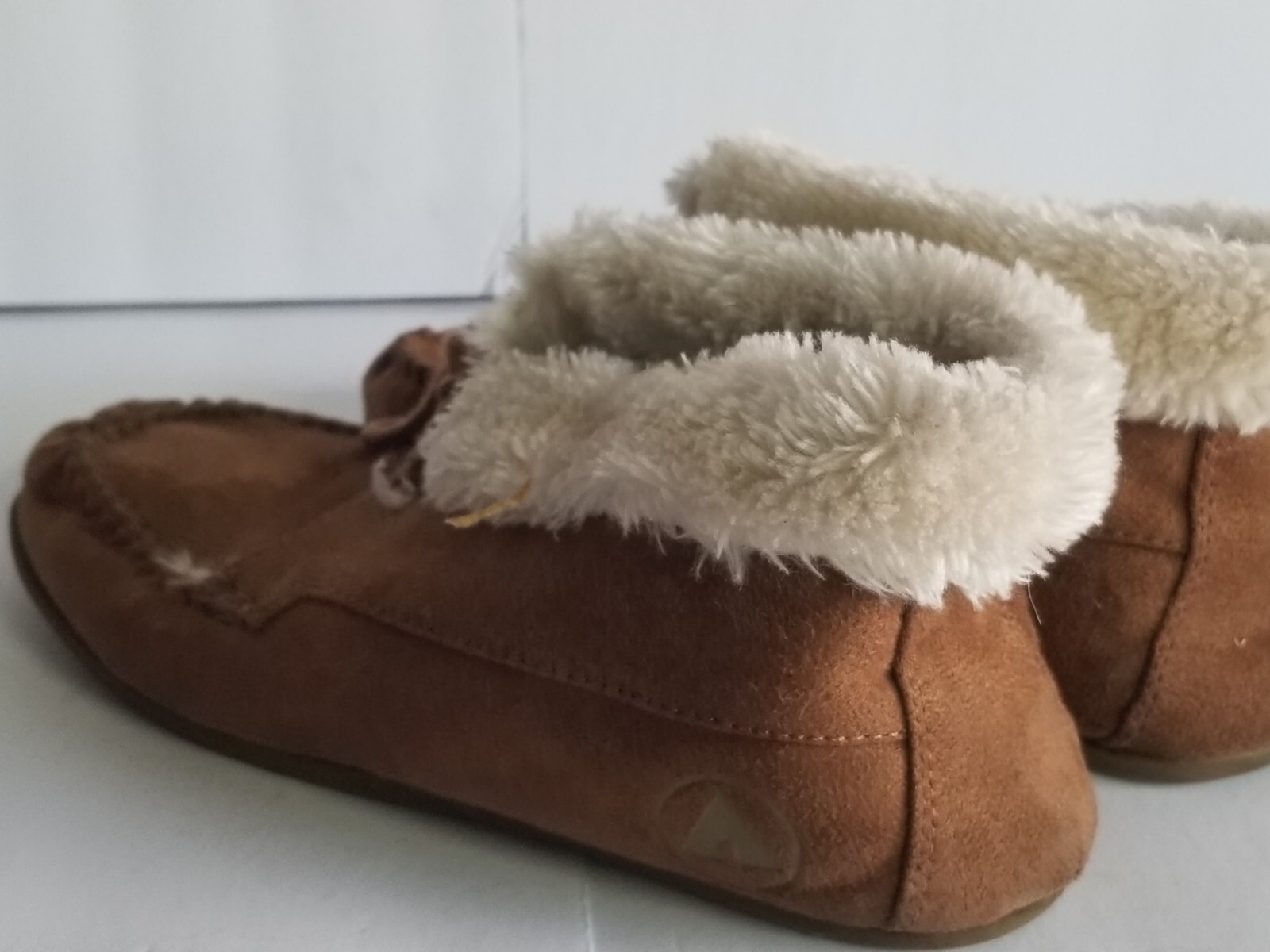 SAOLA Pantofole mocassino Airwalk da uomo taglia 6 5 suola rigida marrone chiaro