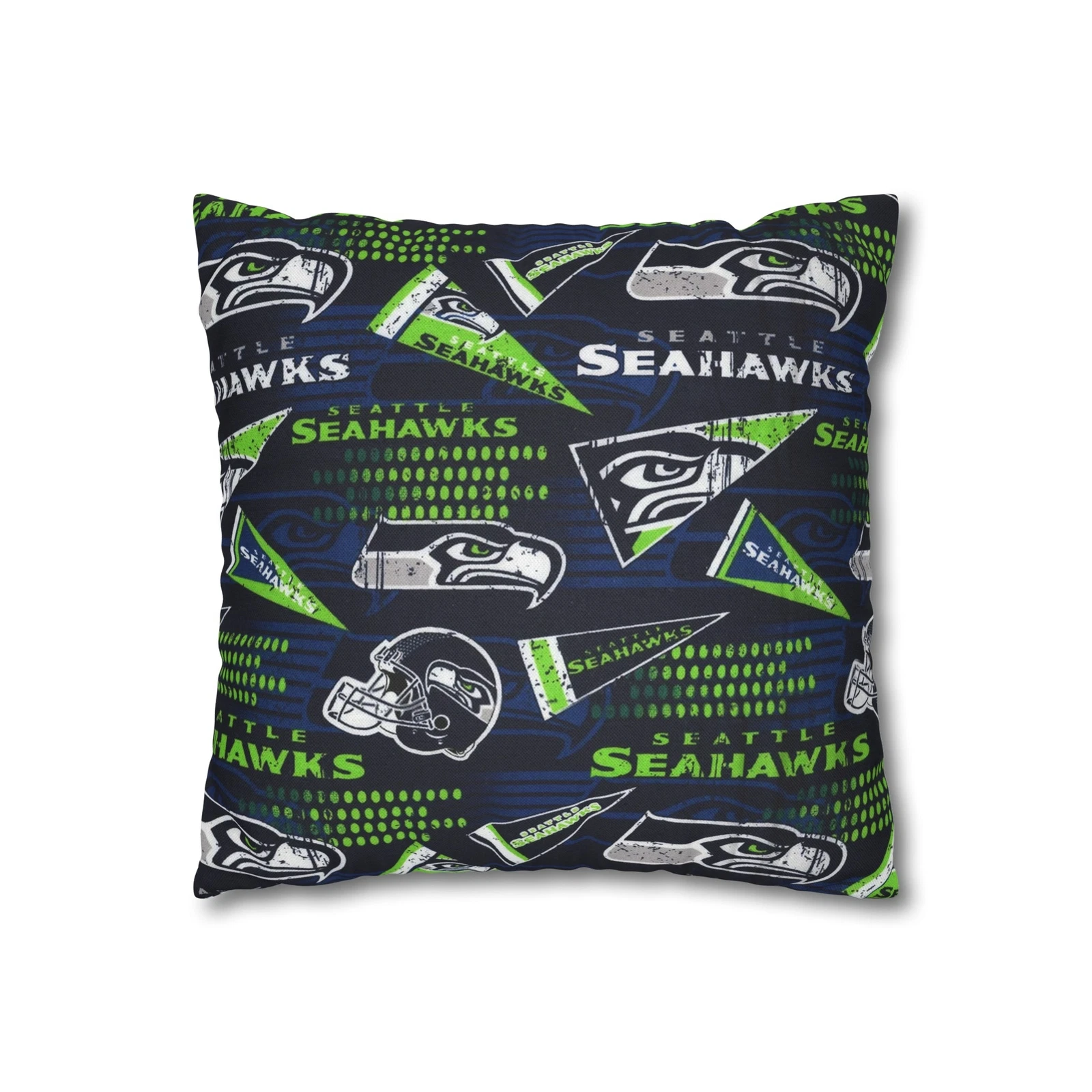 Seattle Seahawks Spun Square Pillowcase