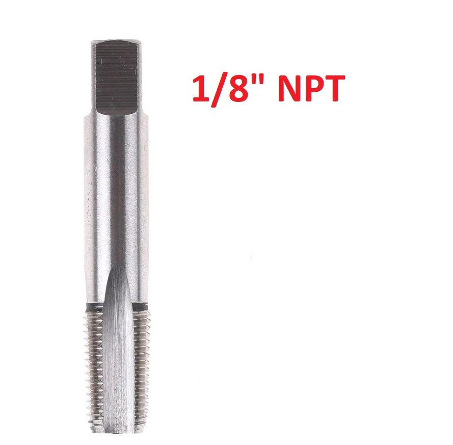 1/8" NPT Z HSS Tapered American National Pipe Thread Tap Threading Cutting Hole