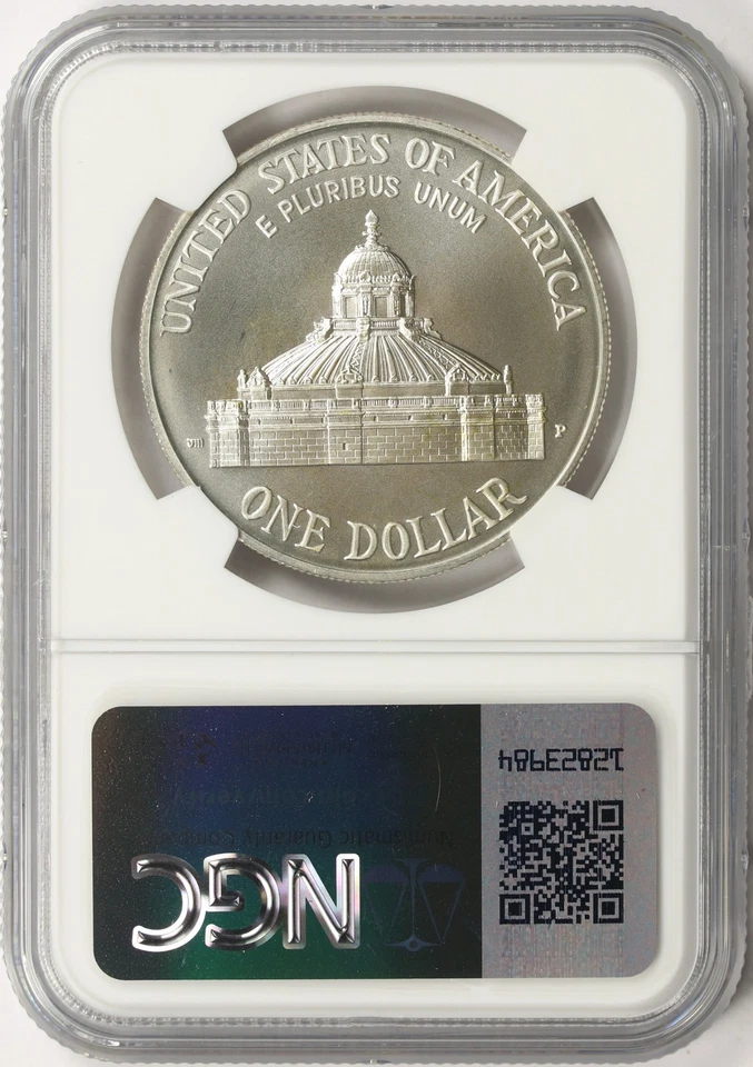 2000-P Library of Congress $1 Commemorative Dollar NGC MS69 - Image 2 of 4