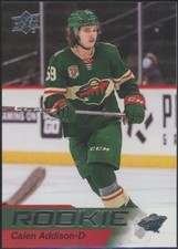 2021-22 Upper Deck Star Rookies Calen Addison Rookie Minnesota Wild RC #9