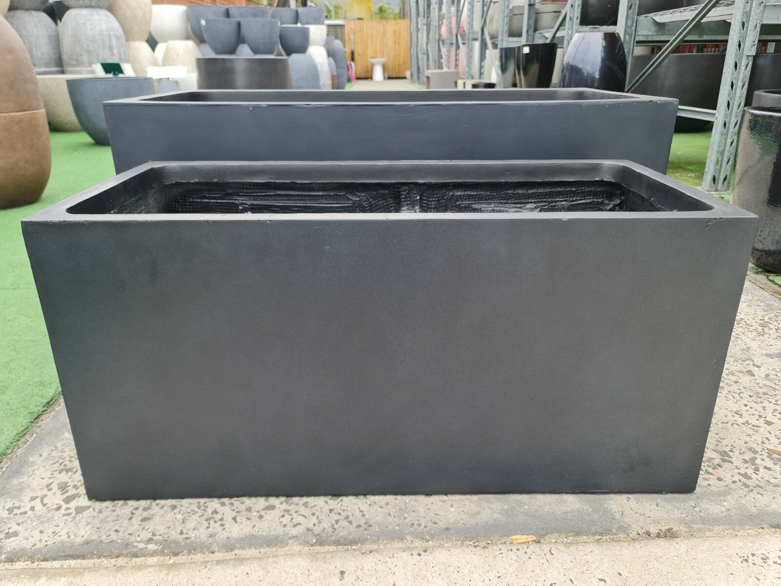 Outdoor Garden Patio Planter Pot Rectangle Large Trough Elliot Asher