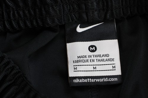 Nike Sweatpants Boys Size Medium Black Gray Drawstring Elastic Waist Pockets - Picture 3 of 7