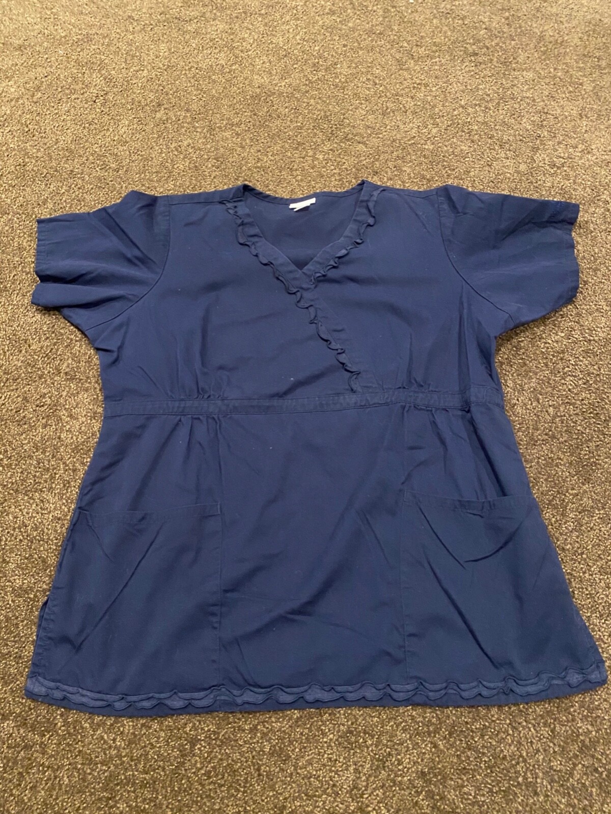 SOLID COLORED SCRUB TOPS BARELY WORN, SOME BRAND … - image 5