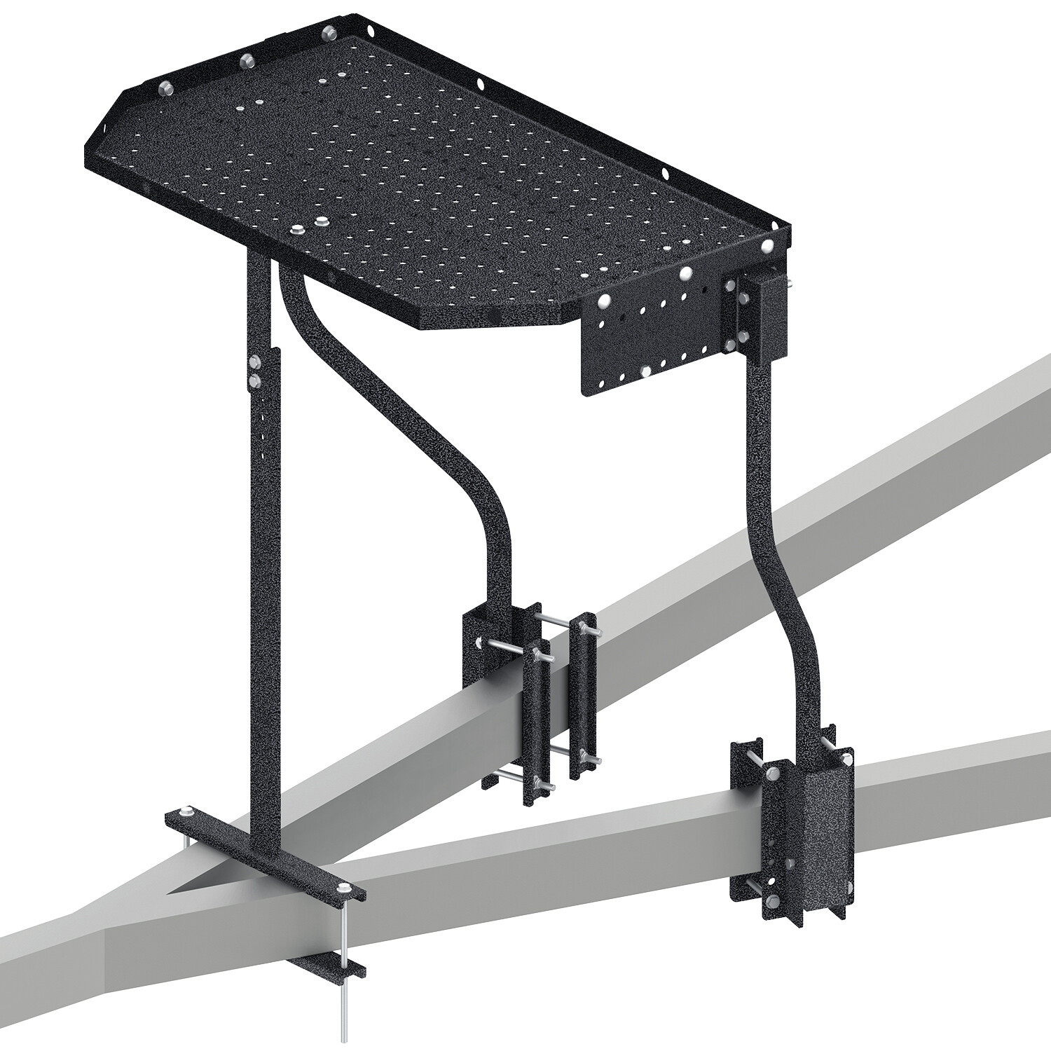 Trailer Tray Carry System CC-255 For "A" Frame Trailers Carry Generator, Cooler