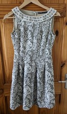 Zara Beige/black dress size medium