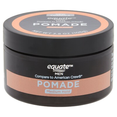 Equate Men Pomade Medium Hold 3.8 Oz Provides Smooth, Medium Control With Shine