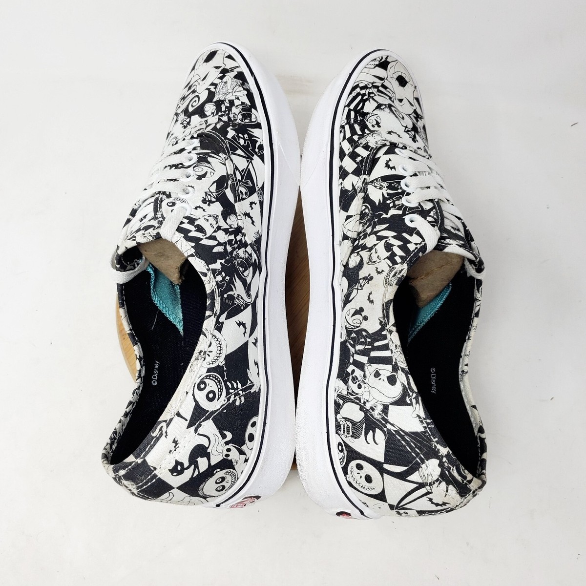 Vans Nightmare Before Xmas Mens 10 Black White Comfy Cush Lace Up Sneaker Shoes Vans Nightmare Before Xmas Mens 13 Black White Comfy Cush  main image 4