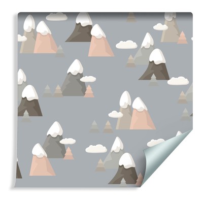 10m Vlies Tapete Kinderzimmer Pastell Berge Natur Xxl Wandbilder 7431 Ebay
