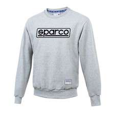 Sparco Frame Crew Neck Sweatshirt Jumper Sweater Grey Marl