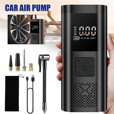 150 PSI Air Compressor Tire Inflator Fits Car Moto Bike Tires Air Pump Portable