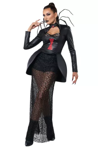 Deceitful Black Widow Spider Adult Costume