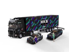 Figura de camión TM 1:64 HKS M4 RWB Beetle Scania modelo deportivo coche de metal fundido a presión