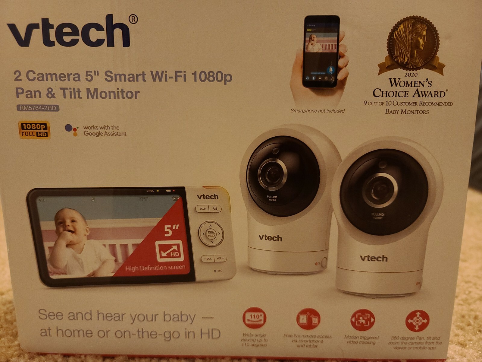 vtech rm5764 baby monitor