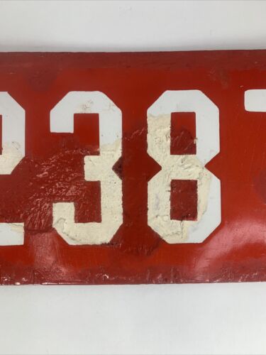 1912 New York Antique Ultra Rare Porcelain License Plate Restored See All Photos - Picture 6 of 12