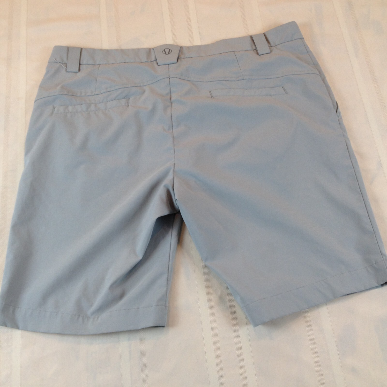 SUNICE Flat Front Gray Stretch Lightweight Bermud… - image 2