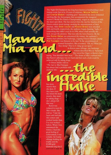 Flex Magazine 09/1996 Sharon Bruneau Kathie Lee Cory Everson + Poster - Picture 11 of 13