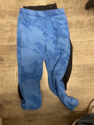 DSG / Justice Girls Sweatpants Blue and Black Size 8 & 8/9 - Picture 2 of 2