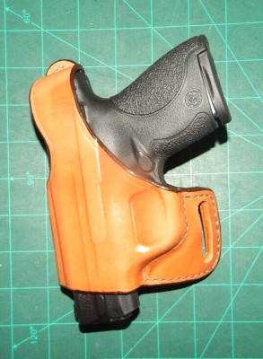 Bianchi Venom LH Leather Thumb Break Belt Holster S&W Shield & PLUS Ruger MAX-9