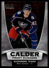 2019-20 O-Pee-Chee Platinum Calder Front-Runners Alexandre Texier Columbus Blue