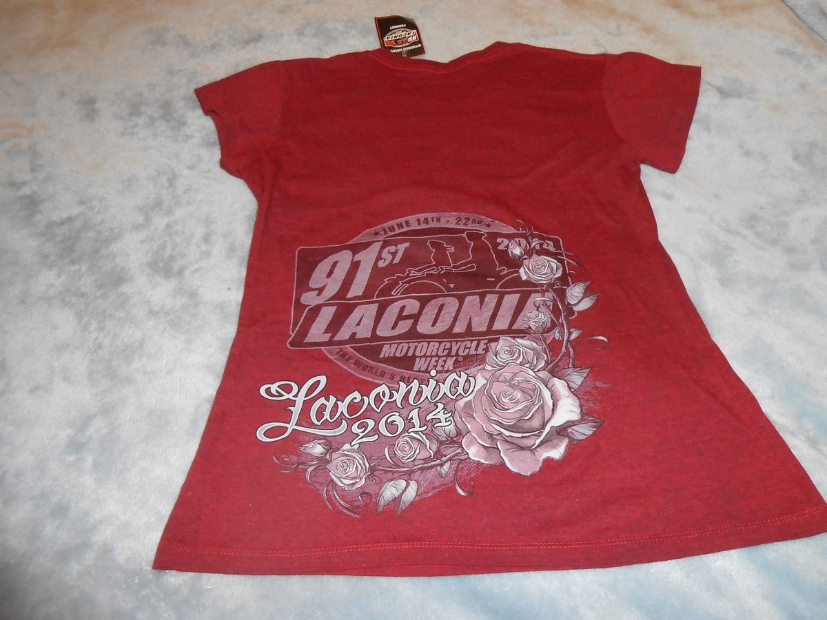 HOT LEATHERS Tシャツ XL LACONIA MOTORCYCLE Hot Leathers Laconia Motorcycle Week Mens T-Shirts Color