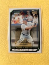 2008 Bowman Chrome Clete Thomas Rookie Card. rookie card picture