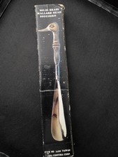 Solid Brass Mallard Head Shoehorn