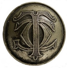 Bouton Chemin de Fer  de Taulignan - Grignan - Chamaret (TGC)