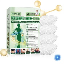 Moringa  Berberine 10-IN-1 Advanced Nano Microneedle Patch IN STOCK HOT