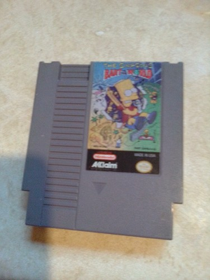 #ad The Simpsons: Bart vs. the World Nintendo Entertainment System 1991 $12.00