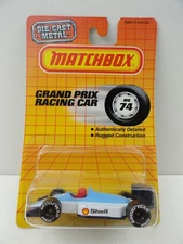 Matchbox #74 Grand Prix Racing Car (Blue/White #15 Shell)