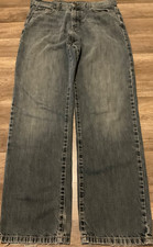 VTG Y2K CALVIN KLEIN DISTRESSED RELAXED STRAIGHT EASY FIT JEANS  MENS 31 x 30 