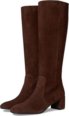 Stuart Weitzman Maeve Zip Knee High Boots Walnut Womens 9.5 M - Brand New
