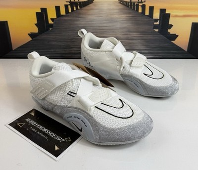 Nike SuperRep Cycle 2 NN Premium Cycling Shoes White Glitter Women's Size 10.5