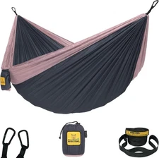 Wise Owl Outfitters Camping Hammocks - Portable for Outdoor/Indoor with Tree Str