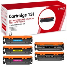 5PK CRG131 Laser Toner Cartridge Set HighYield For Canon 131 ImageCLASS MF8280CW
