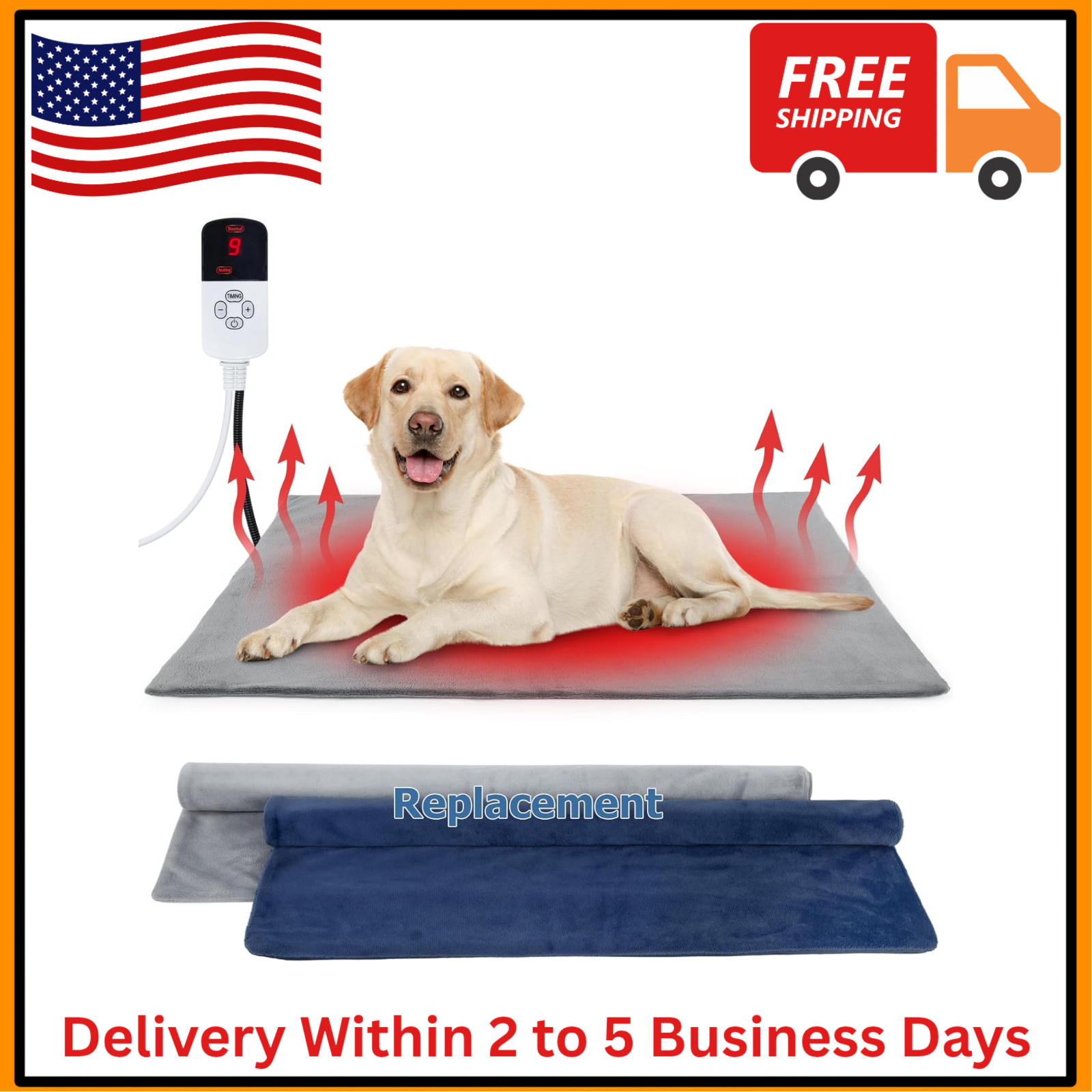 Outdoor Dog Heating Pad, Electric Pet Mat for Cats, Waterpro