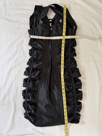 New WOT Agent Provocateur Black Dress Corset Back,  Cut Out Sides AP  2 Size XS