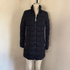 Laundry by Shelli Segal Black Puffer Coat Women's Size XXS