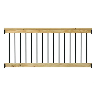 #ad Pressure Treated 6 ft.Aluminum Southern Yellow Pine Rail Kit177039 $145.25