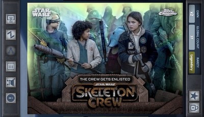 Gets Enlisted - Skeleton Crew Green 99cc - Star Wars Card Trader Topps Chrome