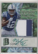 2018 Panini Spectra Rookie Neon Green Prizm 59/60 Nyheim Hines Patch Auto 1l2