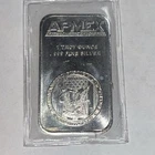APMEX 1 Troy oz .999 Fine Silver Bar Total 1 Troy oz Silver Bullion (Sealed)